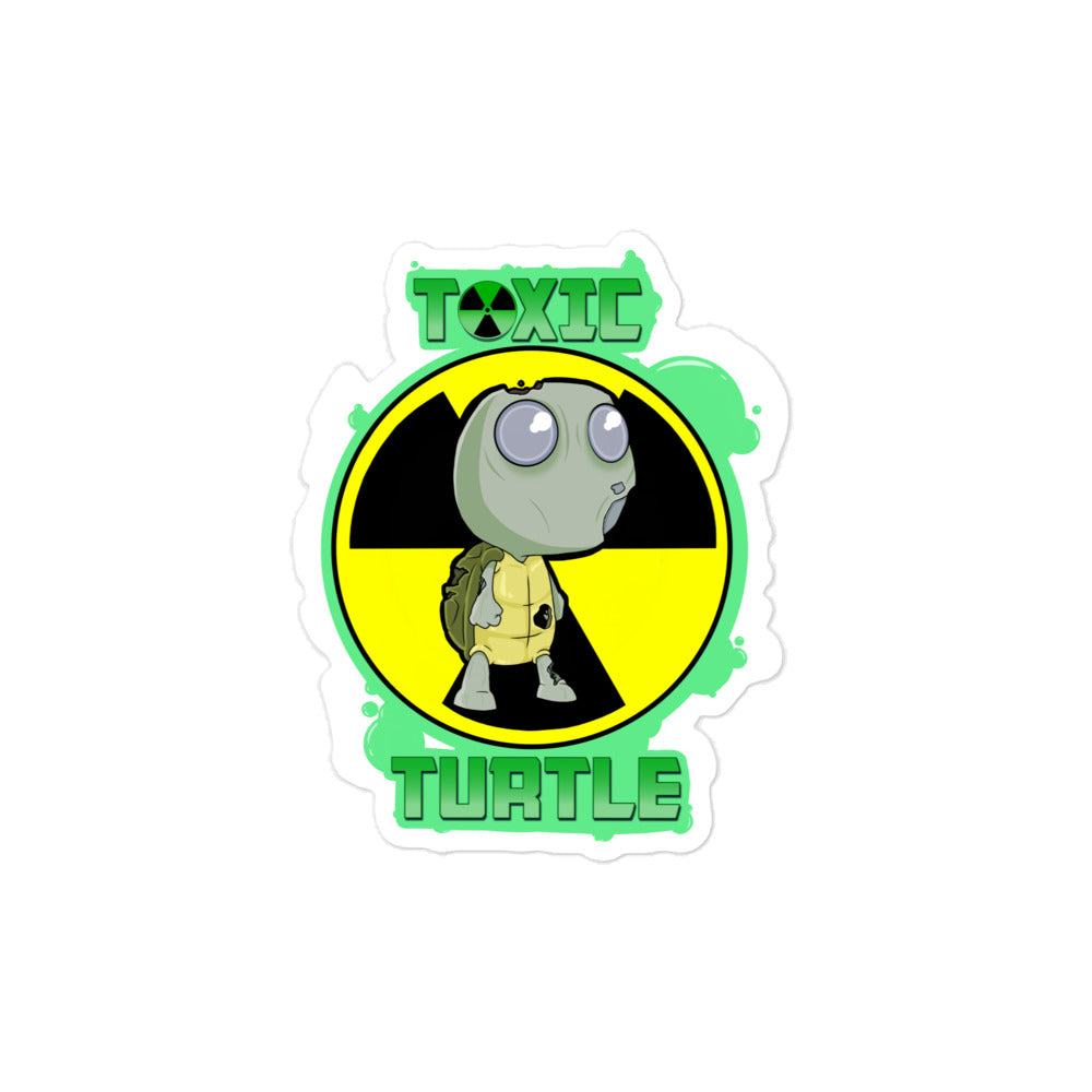 Toxic Turtle Logo stickers
